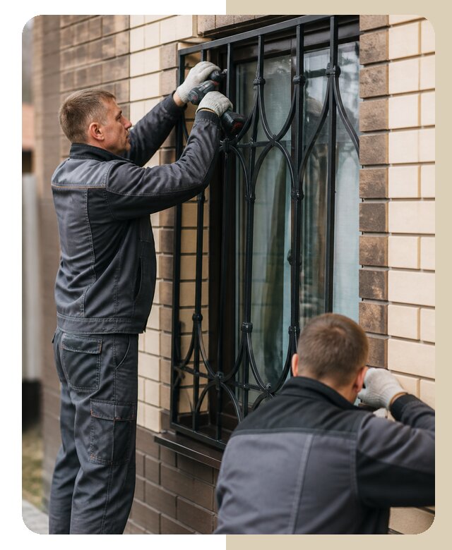 Установка решеток в дом в Старом Осколе по цене от 3541 р. | Дверной
